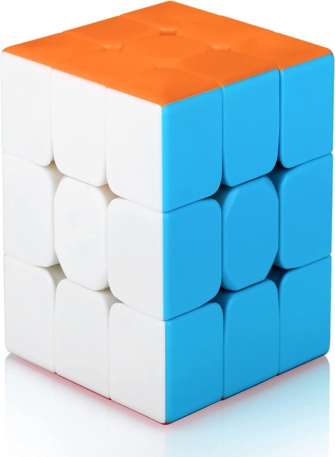 AUTHFORT Speed Cube 3x3 Stickerless, Fast and Smooth 3x3x3 Magic Cube, Christmas Gift for Kids & Adult (Speed Cube 3x3) - Image 1